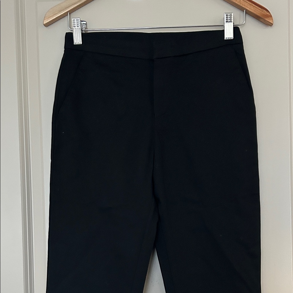Elegant Black Women's Straight Leg Pants - Picture 8 of 13